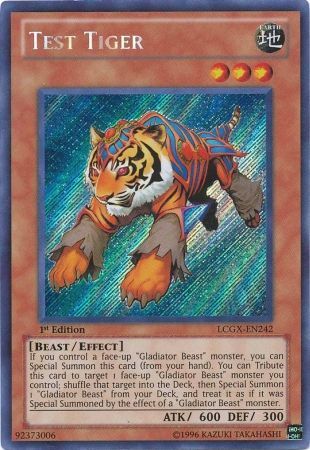 Test Tiger [LCGX-EN242] Secret Rare | Total Play