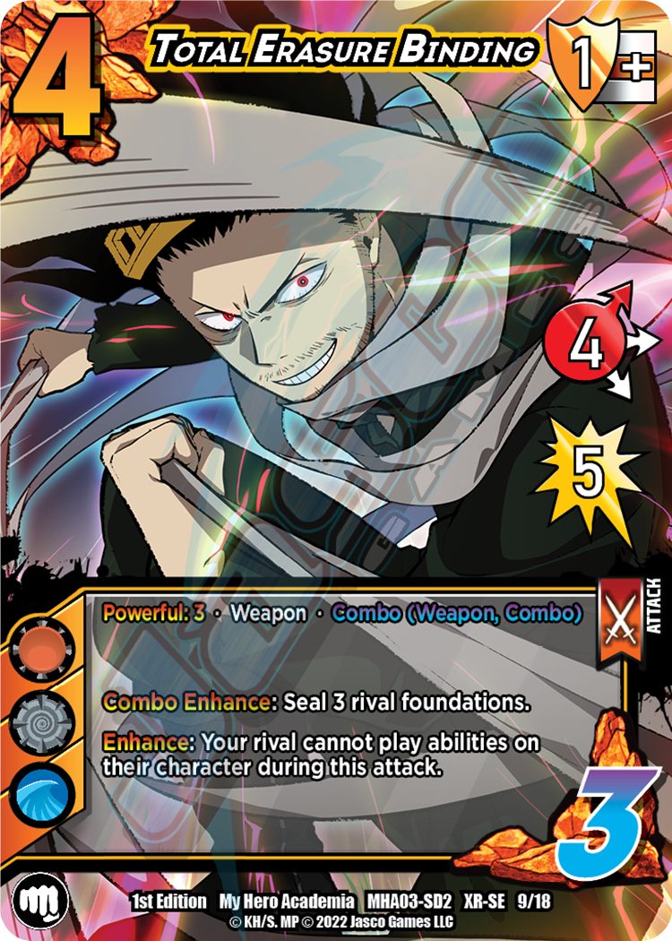 Total Erasure Binding [Eraser Head Clash Deck XR] | Total Play