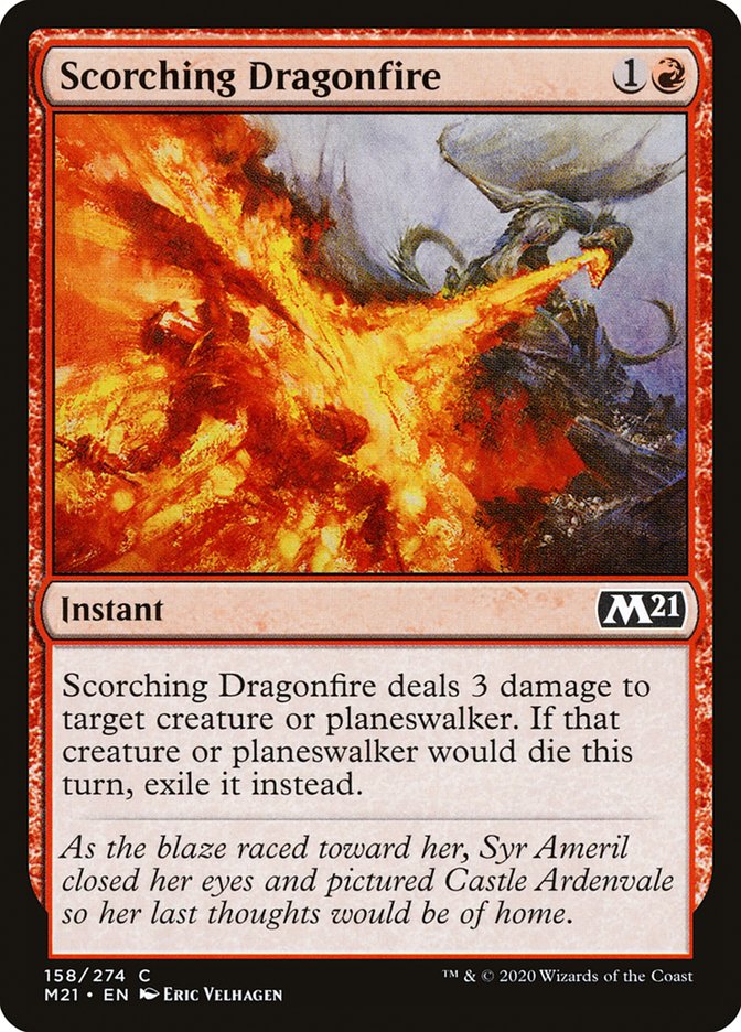 Scorching Dragonfire [Core Set 2021] | Total Play