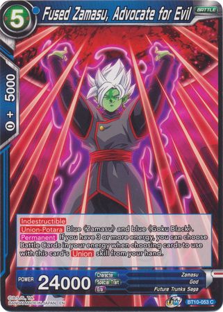 Fused Zamasu, Advocate for Evil (BT10-053) [Rise of the Unison Warrior 2nd Edition] | Total Play