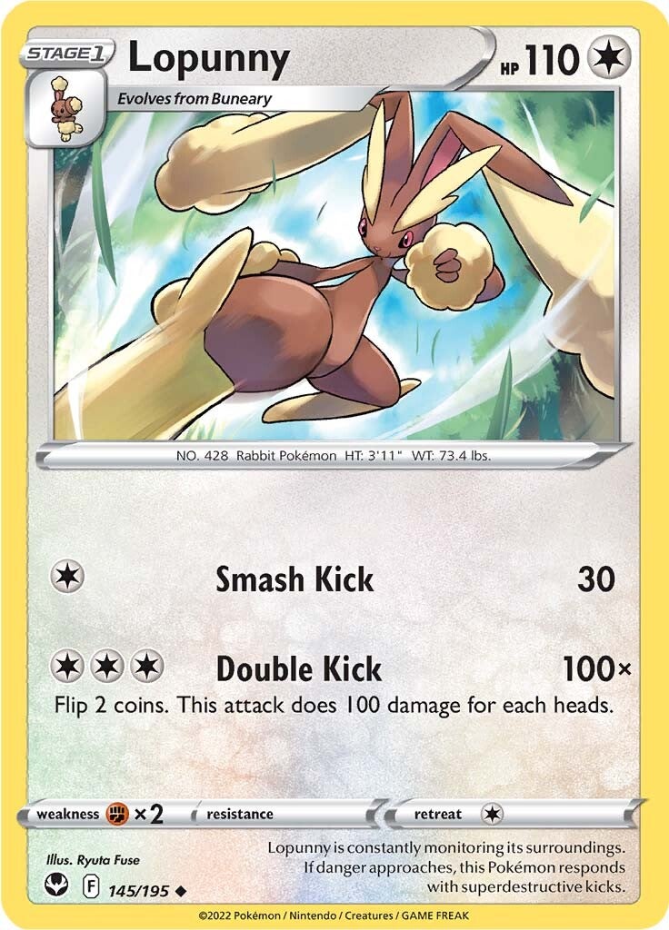 Lopunny (145/195) [Sword & Shield: Silver Tempest] | Total Play