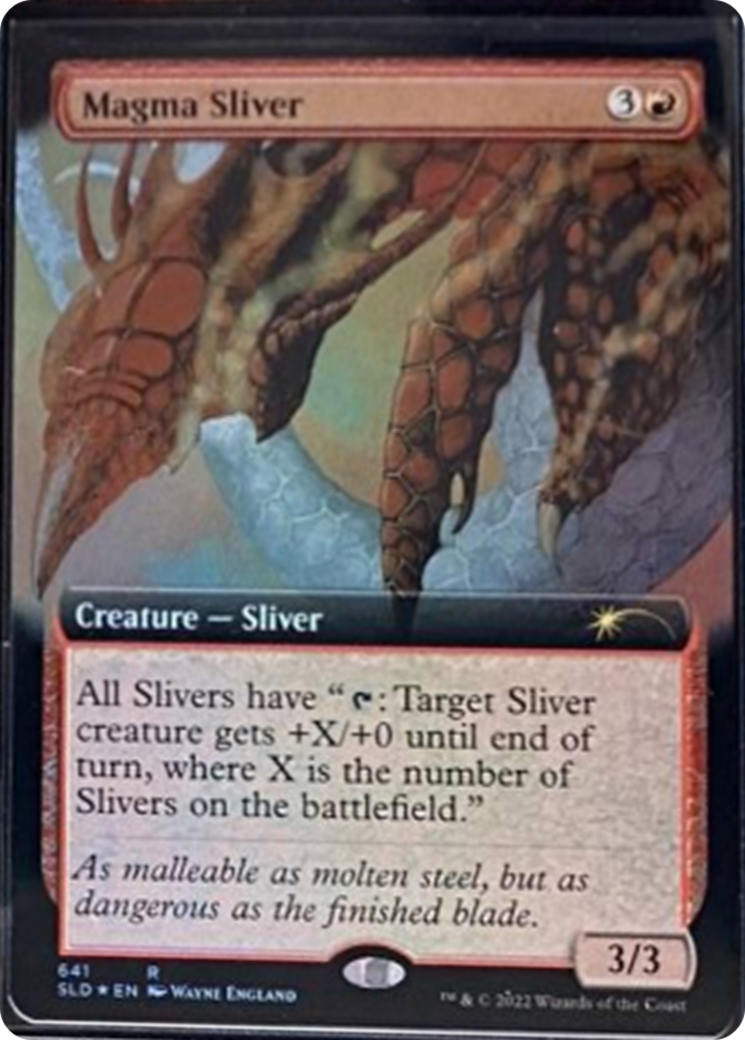 Magma Sliver (Extended Art) [Secret Lair Drop Series] | Total Play