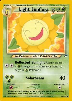 Light Sunflora (72/105) [Neo Destiny Unlimited] | Total Play