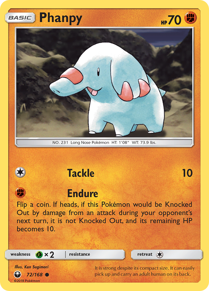 Phanpy (72/168) [Sun & Moon: Celestial Storm] | Total Play