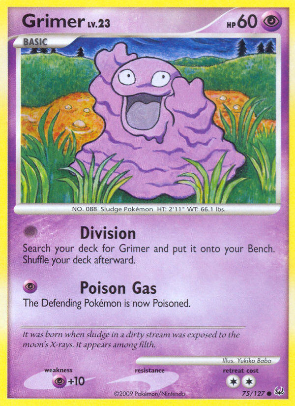 Grimer (75/127) [Platinum: Base Set] | Total Play