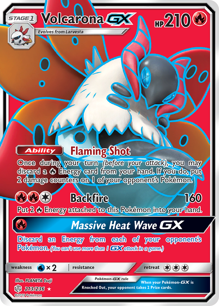 Volcarona GX (213/236) [Sun & Moon: Cosmic Eclipse] | Total Play