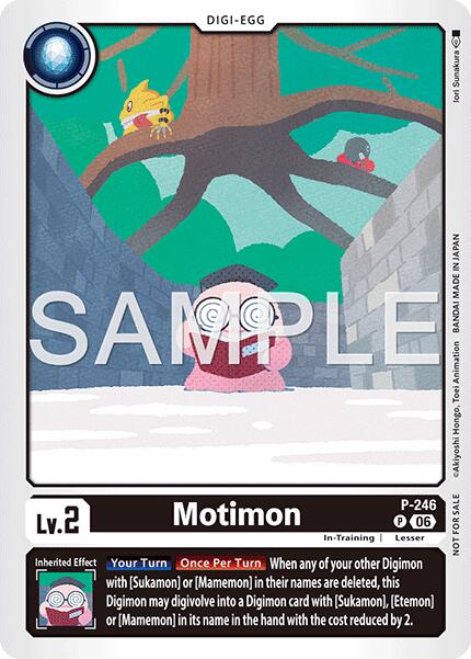 Motimon [P-246] (Official Store Tournament 2026 Vol. 4 Participant) [Promotional Cards] | Total Play
