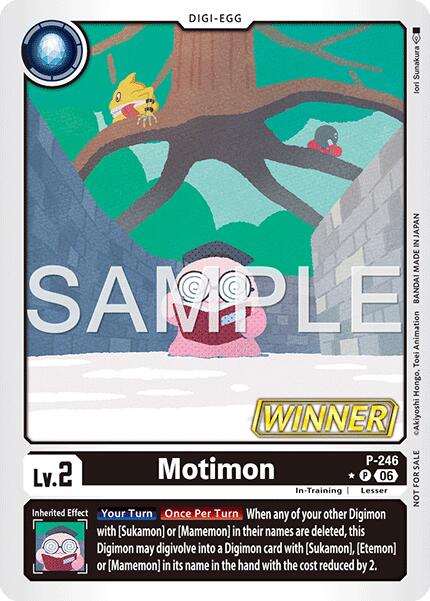 Motimon [P-246] (Official Store Tournament 2026 Vol. 4 Winner) [Promotional Cards] | Total Play