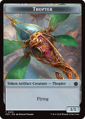 Thopter // The Monarch Double-Sided Token [Foundations Commander Tokens] | Total Play