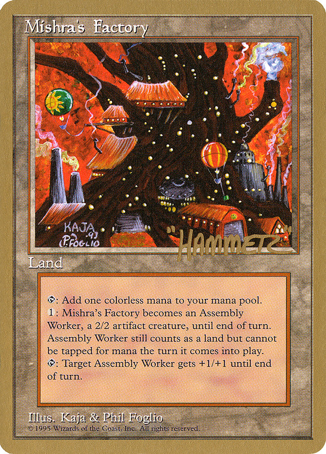 Mishra's Factory (Shawn "Hammer" Regnier) [Pro Tour Collector Set] | Total Play