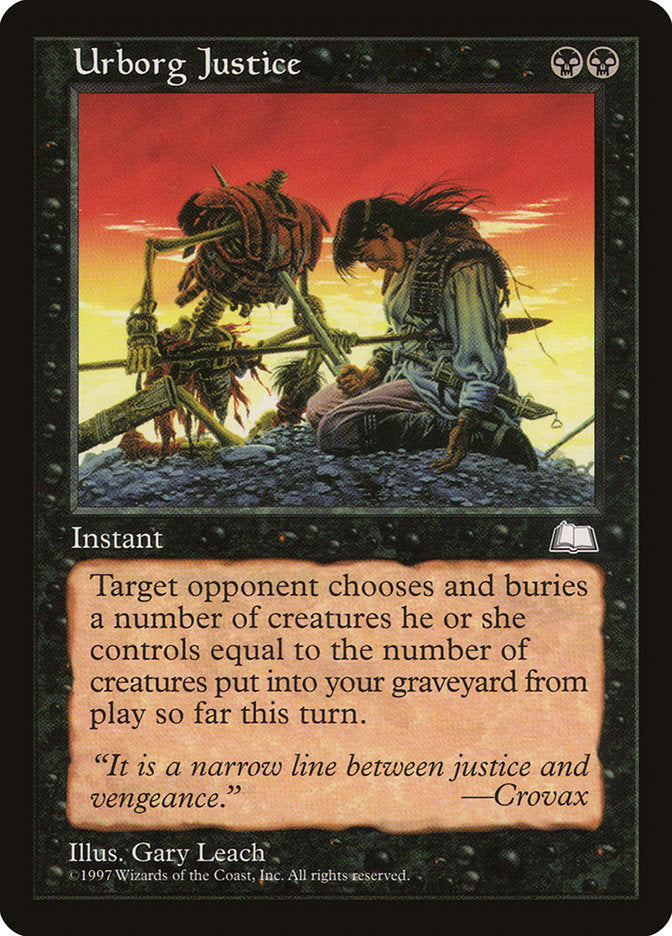 Urborg Justice [Weatherlight] | Total Play