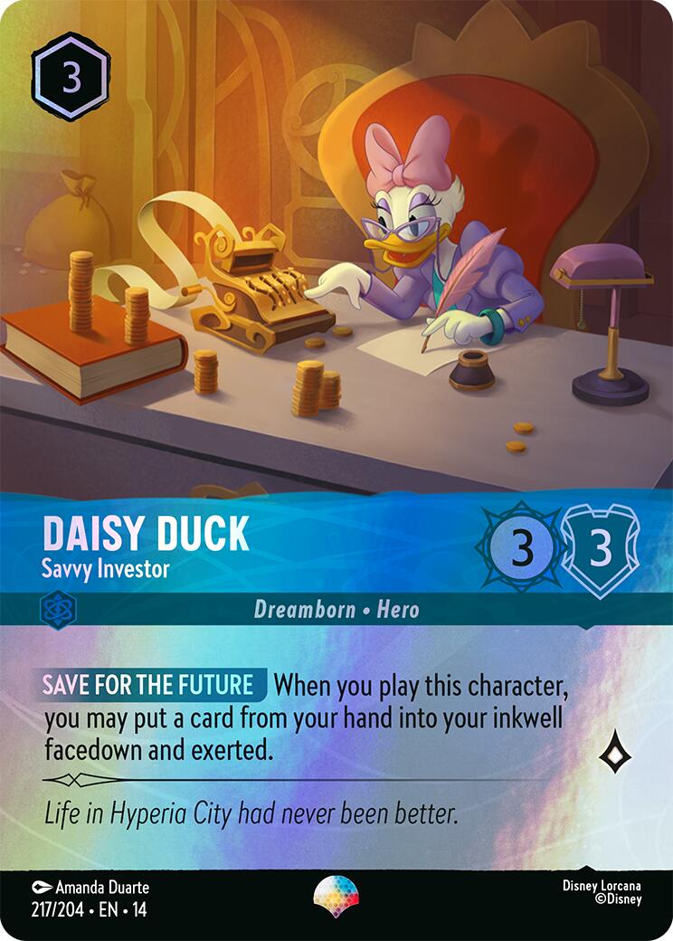 Daisy Duck - Savvy Investor (Epic) (217/204) [Hyperia City] | Total Play