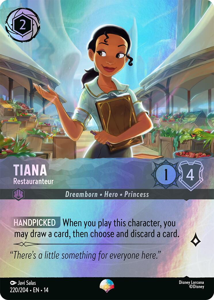 Tiana - Restauranteur (Epic) (220/204) [Hyperia City] | Total Play
