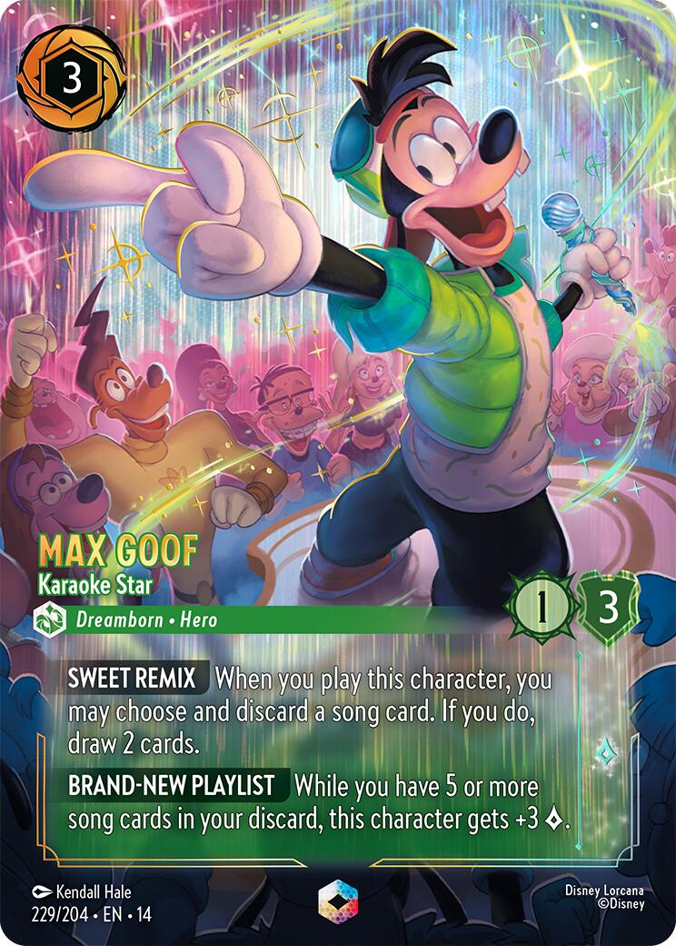 Max Goof - Karaoke Star (Enchanted) (229/204) [Hyperia City] | Total Play