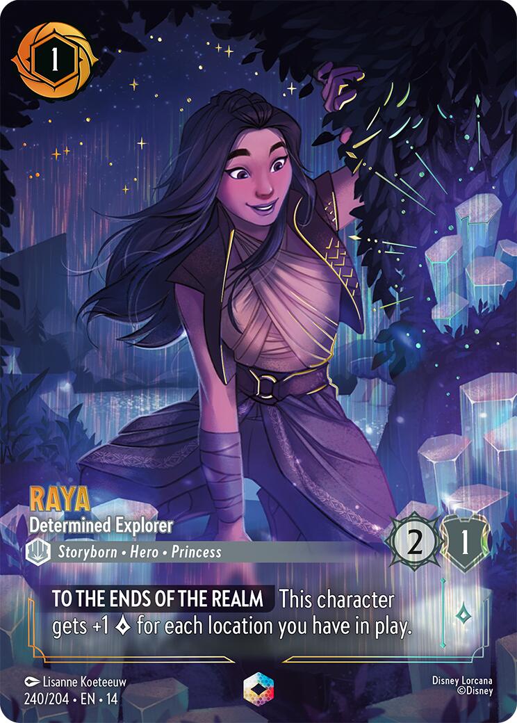 Raya - Determined Explorer (Enchanted) (240/204) [Hyperia City] | Total Play
