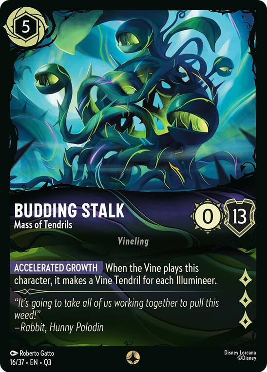 Budding Stalk - Mass of Tendrils (16/37) [Illumineer's Quest: The Great Hunny Rescue] | Total Play