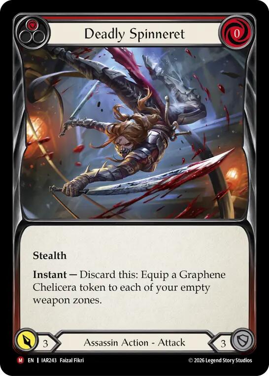 Deadly Spinneret [IAR243] (Usurp the Shadow Throne) | Total Play