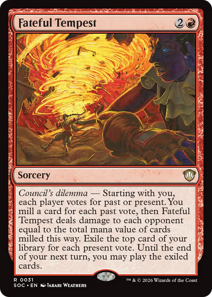 Fateful Tempest [Secrets of Strixhaven Commander] | Total Play