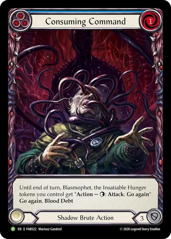 Consuming Command [FAB522] (Promo)  Rainbow Foil | Total Play
