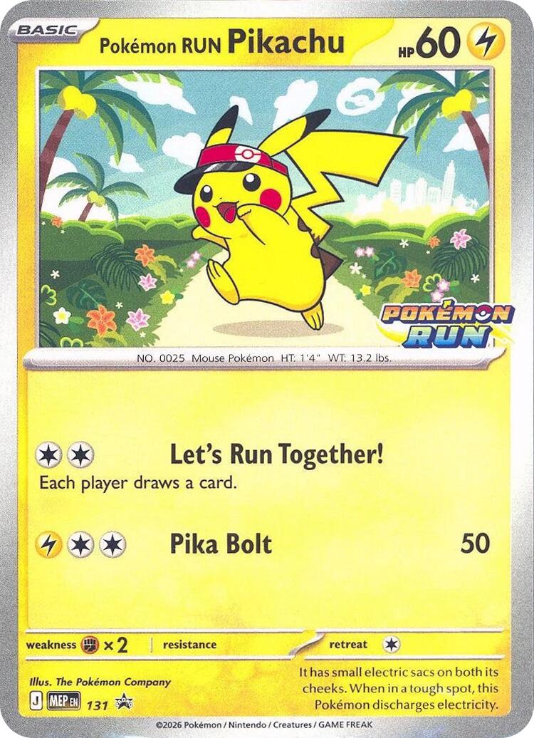 Pokemon Run Pikachu (131) [Miscellaneous Cards] | Total Play