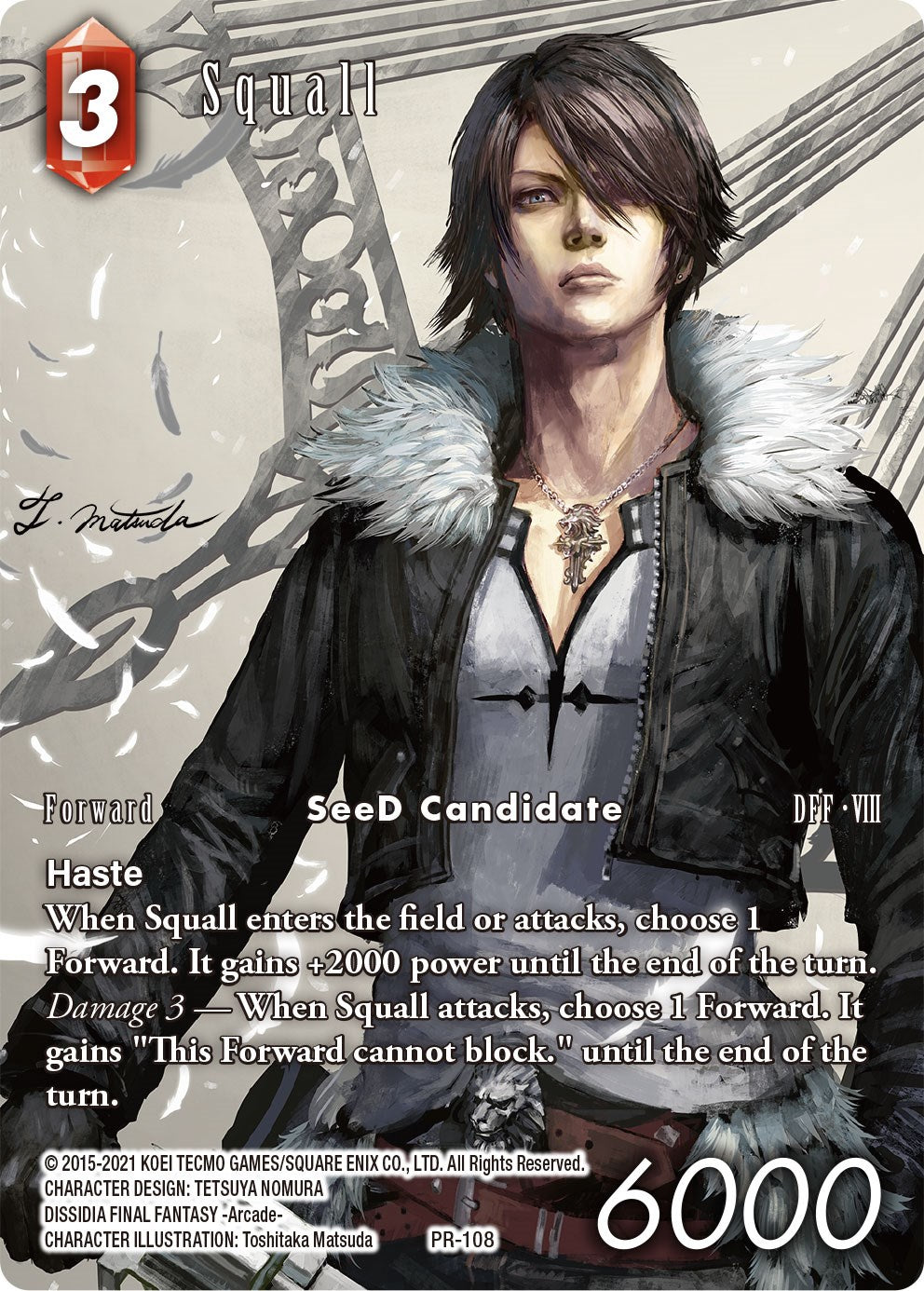 Squall (Full Art) (Deck Exclusive) [Promo Cards] | Total Play