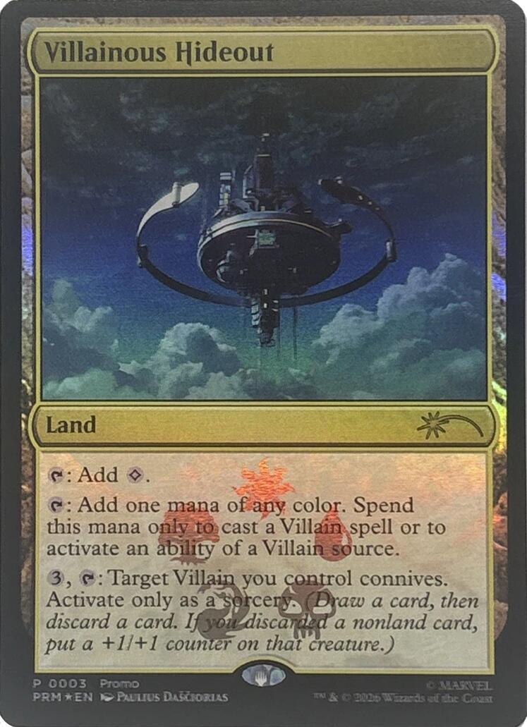 Villainous Hideout [Marvel Super Heroes Promos] | Total Play