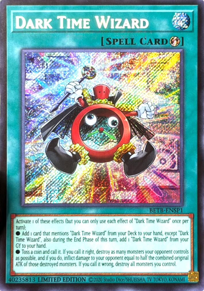Dark Time Wizard (Secret Rare) [BETB-ENSP1] Secret Rare | Total Play