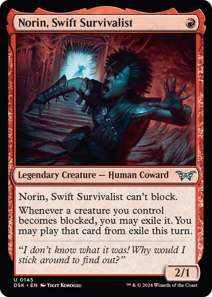 Norin, Swift Survivalist (0145) [Duskmourn: House of Horror] | Total Play