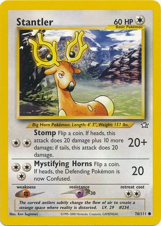 Stantler (76/111) [Neo Genesis Unlimited] | Total Play