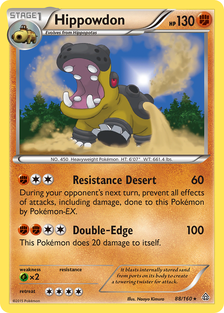 Hippowdon (88/160) [XY: Primal Clash] | Total Play