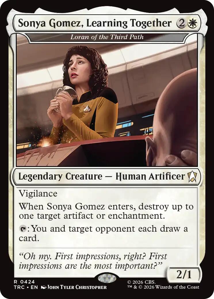 Sonya Gomez, Learning Together - Loran of the Third Path (Surge Foil) [Star Trek Commander] | Total Play