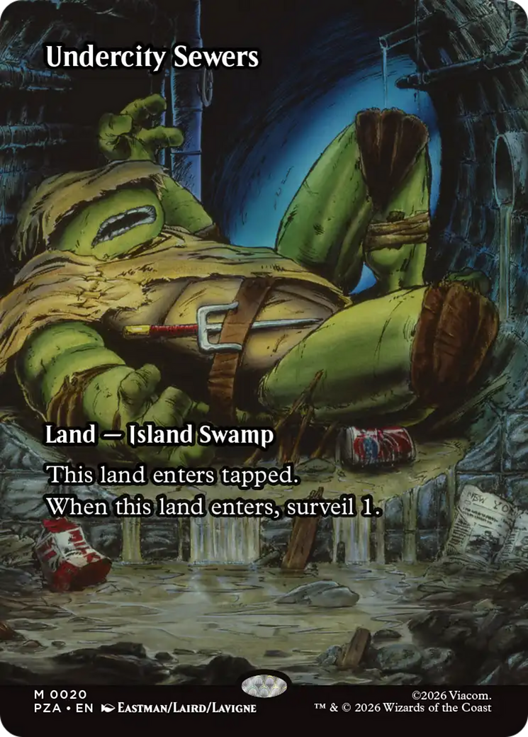 Undercity Sewers (Borderless) [Teenage Mutant Ninja Turtles Eternal-Legal] | Total Play