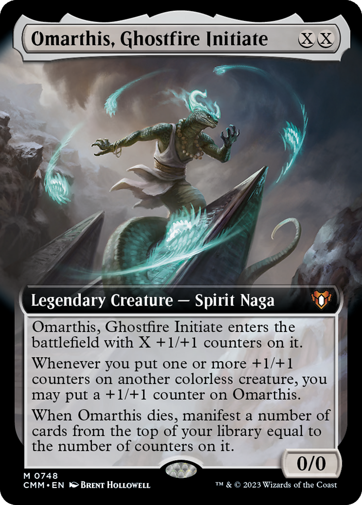 Omarthis, Ghostfire Initiate (Extended Art) [Commander Masters] | Total Play