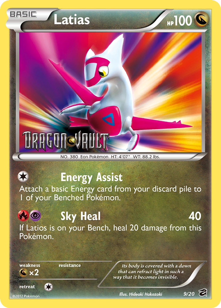 Latias (9/20) [Black & White: Dragon Vault] | Total Play
