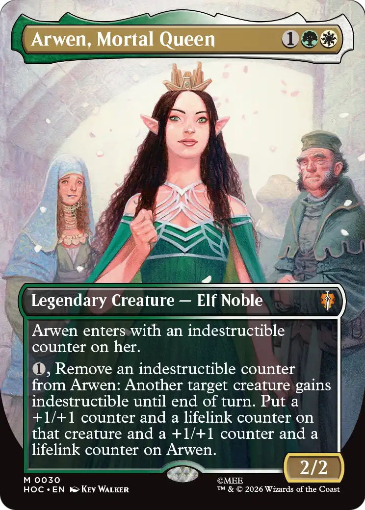 Arwen, Mortal Queen (Borderless) [The Hobbit: Eternal-Legal] | Total Play