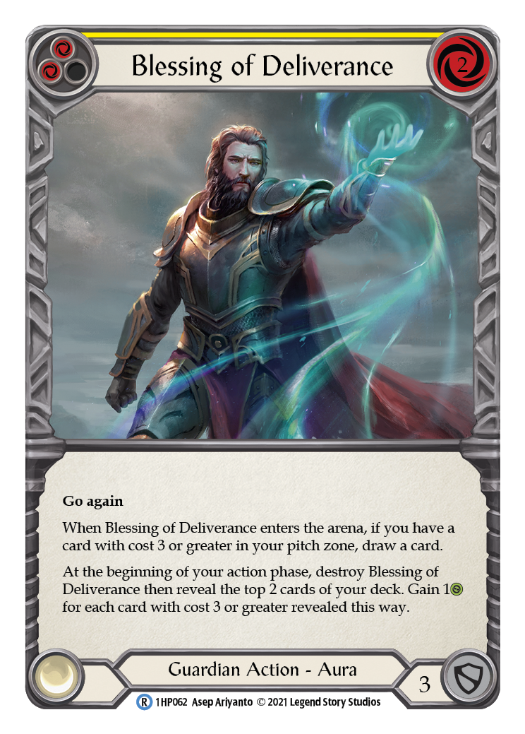 Blessing of Deliverance (Yellow) [1HP062] (History Pack 1) | Total Play