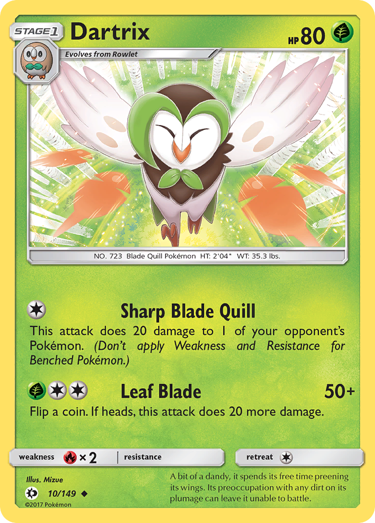 Dartrix (10/149) [Sun & Moon: Base Set] | Total Play