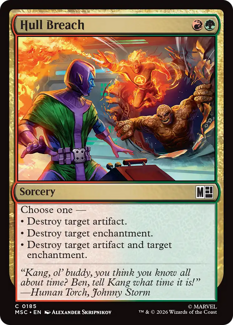 Hull Breach (Surge Foil) [Marvel Super Heroes Commander] | Total Play