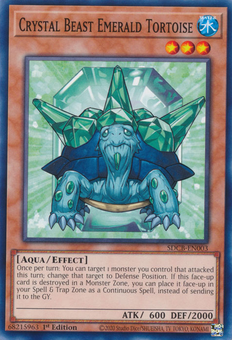 Crystal Beast Emerald Tortoise [SDCB-EN003] Common | Total Play
