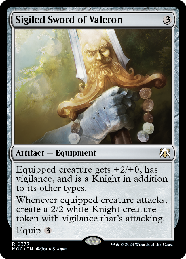 Sigiled Sword of Valeron [March of the Machine Commander] | Total Play
