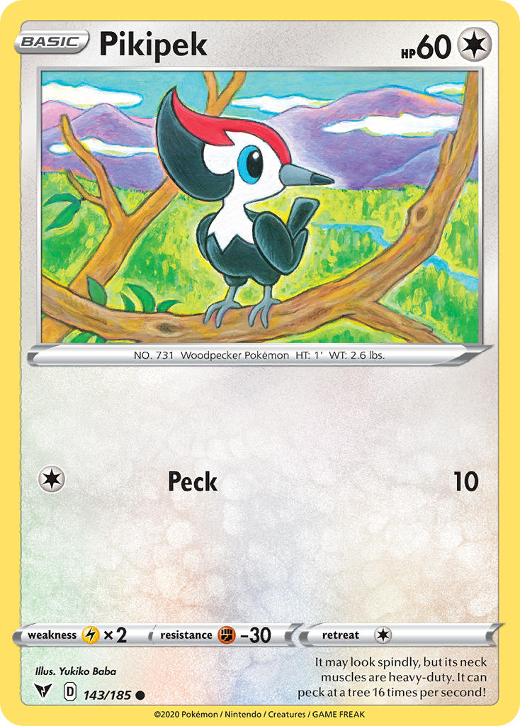 Pikipek (143/185) [Sword & Shield: Vivid Voltage] | Total Play