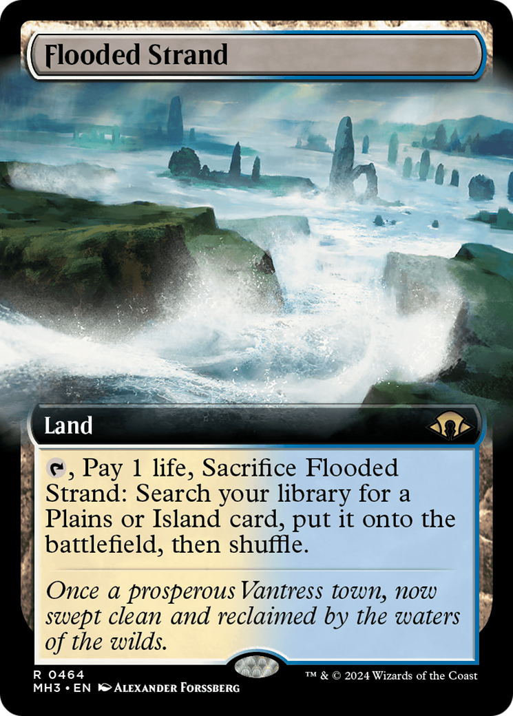 Flooded Strand (Extended Art) [Modern Horizons 3] | Total Play