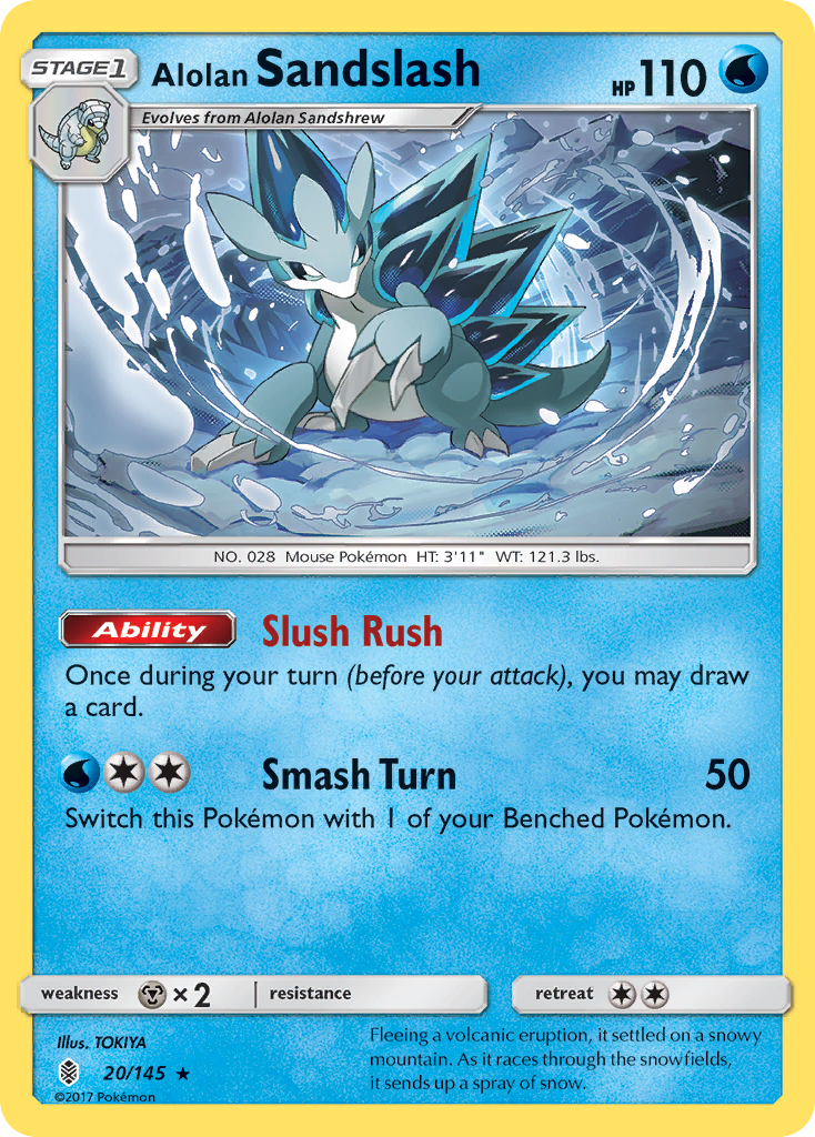 Alolan Sandslash (20/145) [Sun & Moon: Guardians Rising] | Total Play