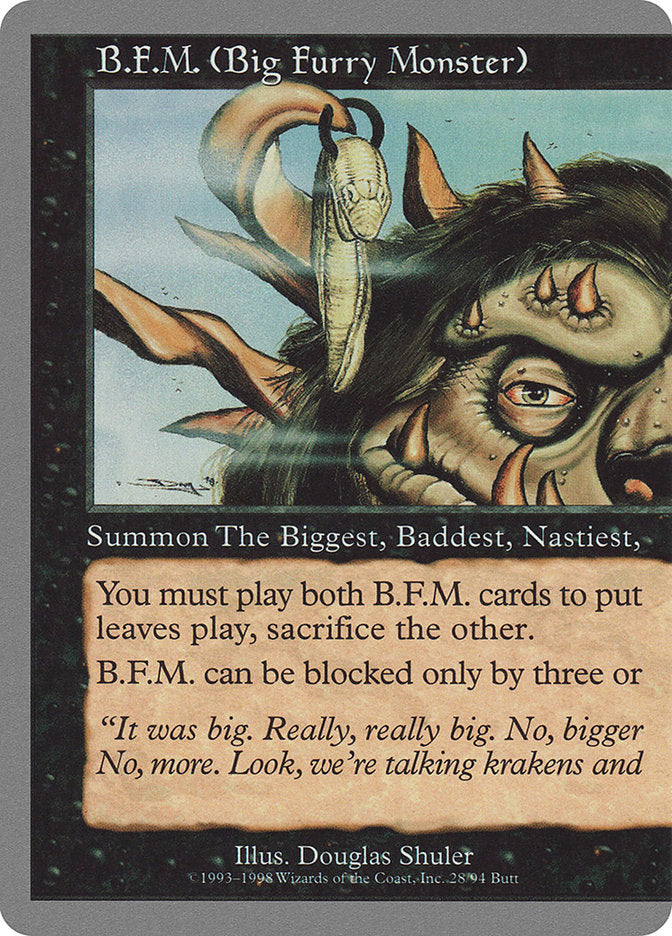 B.F.M. (Big Furry Monster) (28/94) [Unglued] | Total Play