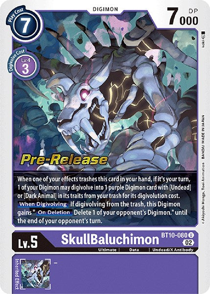 SkullBaluchimon [BT10-080] [Xros Encounter Pre-Release Cards] | Total Play
