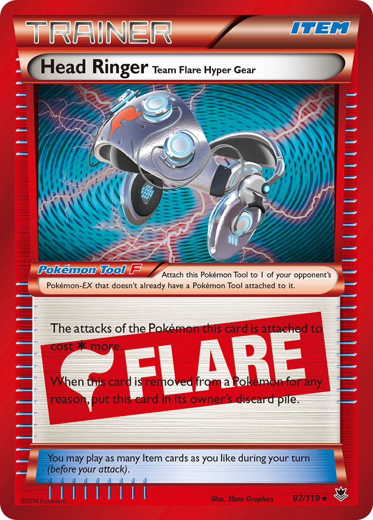 Head Ringer Team Flare Hyper Gear (97/119) [XY: Phantom Forces] | Total Play