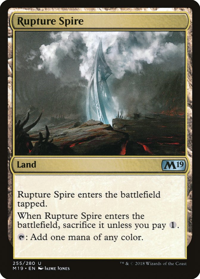 Rupture Spire [Core Set 2019] | Total Play