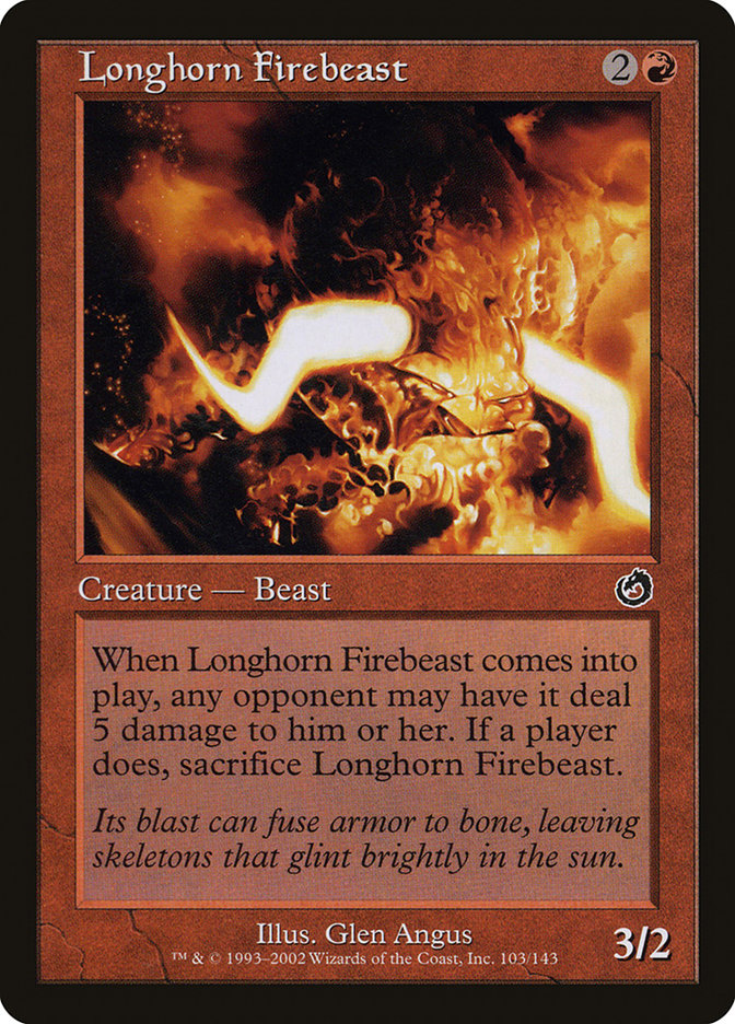 Longhorn Firebeast [Torment] | Total Play