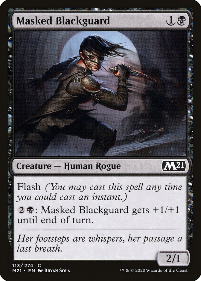 Masked Blackguard [Core Set 2021] | Total Play