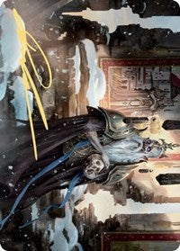Narfi, Betrayer King Art Card (Gold-Stamped Signature) [Kaldheim Art Series] | Total Play